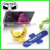 2014 newest smart Mini silicone phone sticker stand for all cellphones