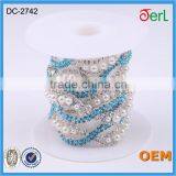 New Design Popular Shining Rhinestone Chain Trimming for Garment Decoration thumbnail-4