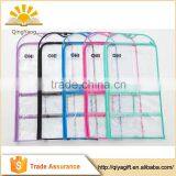 Custom Dustproof Transparent Pvc Garment Bags for Gowns With Pockets thumbnail-2