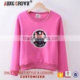 Custom Printed Women Hoodies Pullover Fashion Wholesale OEM Sports Wear thumbnail-2