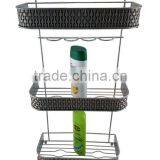 3 layer bathroom accessories rack/towel,shampoo and soap rack