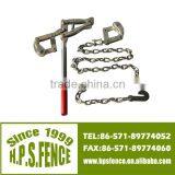 (China Manufacturer) High Tensile Electric Fencing Wire Chain Grab Puller With 1.2m Galvanised Chain thumbnail-1
