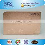 Engraved Rose Gold Plating Stainless Steel Card Metal Card thumbnail-3