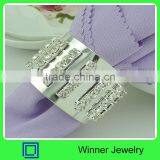 Made in China New Design Wholesale Rhinestone Napkin Rings for Wedding thumbnail-1