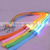 Pure color luminous dog leash retractable / nylon rope dog leash