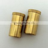Customized high precision CNC turning brass smoking pipe/sleeve parts
