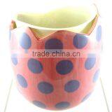 Custom EASTER EGG VASE Ceramic Mars Planter Rabbit Basket thumbnail-2