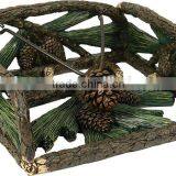 Personalized Handmade Painted Decorative Poly Resin Pine Cone Napkin Holder thumbnail-1