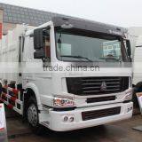 White HOWO Waste Collection Vehicle 266HP 4X2 thumbnail-3
