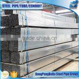 25*50*1.0mm Pre Galvanized Steel Pipe Rectangular Profile