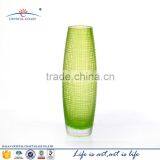 Hand Blown Home Goods Antique Green Glass Vases thumbnail-4