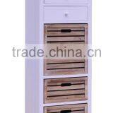 New Design White Drawer Cabinet Narrow Storage Drawer Chest thumbnail-3