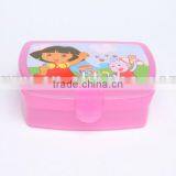 MManufacturer Eco-friendly Portable Plastic Kids Lunchbox With Cartoon Printing thumbnail-1
