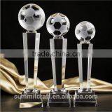 High Quality Fantasy Football Soccer Clear Crystal Trophies thumbnail-1