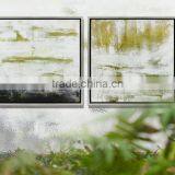 New Designed Natural Scenery Glass Painting With Golden Foil thumbnail-3
