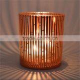 Black Glass Candle Jar With Wooden Lid thumbnail-2