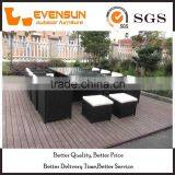 Restaurant Large Size Club Pub Furniture Set Rattan thumbnail-2