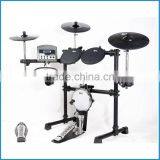 Silicone Electric Drum Set, Digital Drum3-layer Mesh Drum Head, Electronic Drum Kit