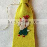 New Products Hot Fashion Wholesale Key Ring Promotional Gift Craft Mini Shaped Lovely Felt Tie Keychain Made in China thumbnail-1