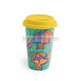 Ceramic Travel Cup Coffee Mug thumbnail-4