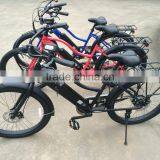 Lithium Battery Powered Electric Beach Bicycle Beach Cruiser Electric Bike for Lady thumbnail-3
