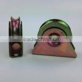 2.5 Inch Sliding Door Wheel Diameter 48mm Thickness 17mm Bearing 6201RS Groove "U" With Outer Support ITEM:518PCR thumbnail-3