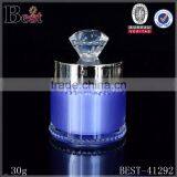 1oz Purple Empty Acrylic Double Wall Cosmetic Jar thumbnail-1