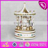 2015 Holiday Gifts Popular Fashion Toy Carousel Music Box for Kids W07B011B thumbnail-1