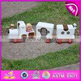 2015 High Quality Creative Dragging Dog Wooden Toys,Cheap Kids Toys Pull Line Toy,Lovely Dog Design Pull and Push Toy W05B090 thumbnail-6