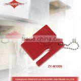 Ceramic Mini Knife Sharpener With Plastic Grip thumbnail-1