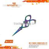 B4165 Super Design and Practical Stainless Steel Beauty Scissors With Colorful Titanium Plated thumbnail-2