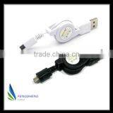 Colour Retractable USB Charging Cable Charger Line for IPhone ,Samsung thumbnail-1