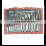 14pcs blacked Punch & Chisel Set /Punch and Chisel Set