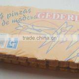 High Quality Small Wood Cloth Peg/PP/Clips/Clothpins/wood Pegs Toys