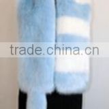 Faux fox fur cape collar faux ball scarf muffler scarf multicolor