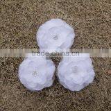 Hot Sale Peony Flower Artifial Flowers Accessory Handmade Artificial Fabric Peony Hair Flowers For Hair Dress Decoration thumbnail-5