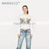 Maxnegio Embroidery Blouse Women Clothing Summer 2017