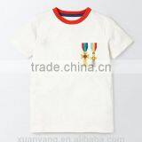 Wholesale Breathable Sun Wear Hand-make Embroider Custom T-shirt for Children Wear thumbnail-1
