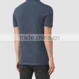 MGOO Custom Made 100% Pima Cotton Polo Shirts For Men Short Sleeves Rib Cuff Mens Tops Chest Logo Embroidery thumbnail-4