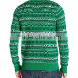 Men Green Sweater Poor Christmas Man Pattern Christmas Cardigan thumbnail-2
