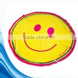 Alibaba china supplier100% cotton printed circle beach towel with elastic