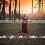 Wholesale Women Pregnancy Dress Maternity Maxi Gown Clothes Evening Party Dress thumbnail-1