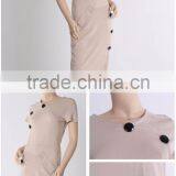 Chinese Clothing Manufacturer Summer Dress/ Garment Factory Casual Knit Dress / Woman Apparel thumbnail-4