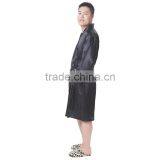 Wholesale Hot Sexy Fashion Black Satin Men Bath Robe thumbnail-2