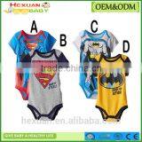 New Design 4 Pack Short Sleeve Funny Baby Romper thumbnail-1