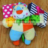 Lovely Pulling Musical Clown Plush Toys Baby Educational Plush Toys thumbnail-1
