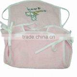 100% Cotton Towel Terry Baby Chin Bibs (White & Embroidery Designs) thumbnail-2