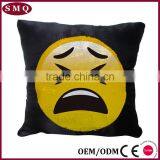 Emoticon Emoji Sequin Pillow Cover Case thumbnail-1