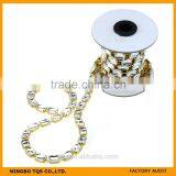 Pearls Crystal Cup Chain Beads Chains Accessories