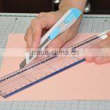 ECO Friendly Plastic Handle Knife Utility Snap off Box Cutter for Office School Art Supplies thumbnail-6